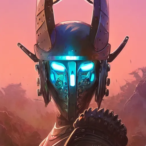 Image similar to cyberpunk viking helmet mask warrior goddess robot ninja fantasy, art gta 5 cover, official fanart behance hd artstation by jesper ejsing, by rhads, makoto shinkai and lois van baarle, ilya kuvshinov, ossdraws