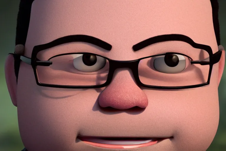 Image similar to a close up photo of carl wheezer, 8 k, photorealistic