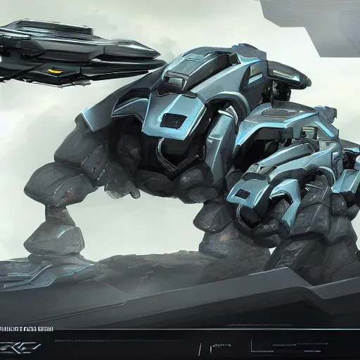 Image similar to concept art prometheus halo vehicles