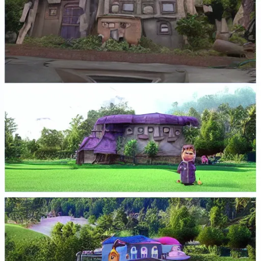 Image similar to house from up movie