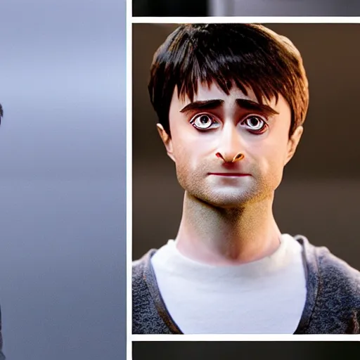 Image similar to hyperrealistic film still of daniel radcliffe fused with an radish!!! stunning 3 d render, inspired by istvan sandorfi & greg rutkowski & unreal engine, perfect symmetry, dim volumetric cinematic lighting, 8 k octane comprehensive render, extremely hyper - detailed, incredibly lifelike attributes, intricate, real flesh texture, masterpiece, artstation, stunning,