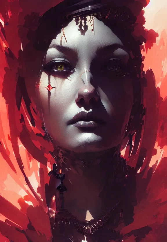 Prompt: painting of a occult goddess, highly detailed, sharp, digital painting, illustration, art by greg rutkowski, yoji shinkawa, digital art, concept art, trending on artstation, 8 k