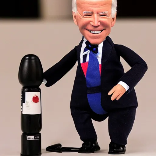 Prompt: Joe Biden fumo doll