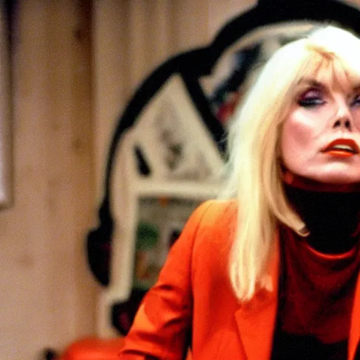 Image similar to high quality still of young Debbie Harry guest starring on That 70s Show