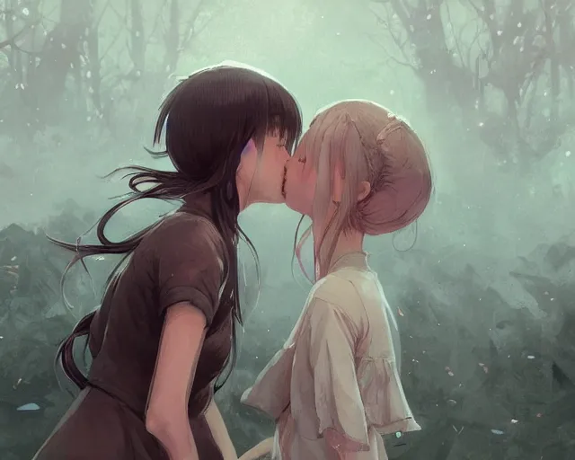 ArtStation - A Small Kiss- Animation