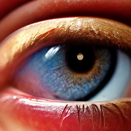 Prompt: closeup of a human eye