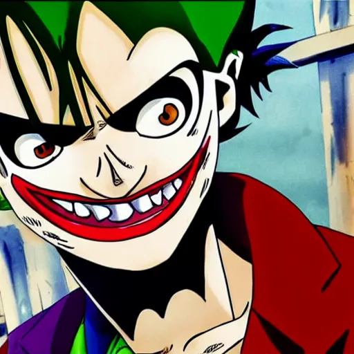 Image similar to Luffy as The Joker