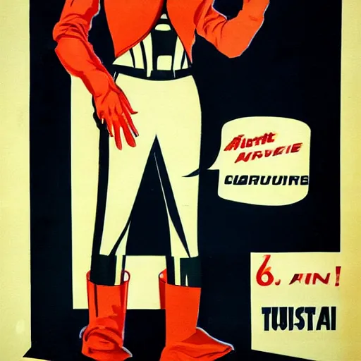 Image similar to man in futurist 6 0 ´ s lab, machines and futurist robots, leyendecker style, black suit