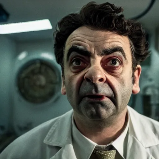 Image similar to Rowan Atkinson as the reactor technician in Chernobyl miniseries (2019)