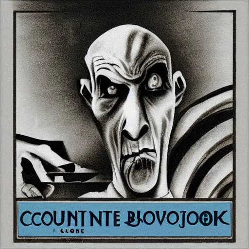 Image similar to count orlok blue note album cover