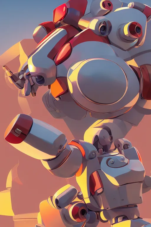 Image similar to metabots medabots medarotto medarot robot minimalist comics, behance hd by jesper ejsing, by rhads, makoto shinkai and lois van baarle, ilya kuvshinov, rossdraws global illumination ray tracing hdr radiating a glowing aura