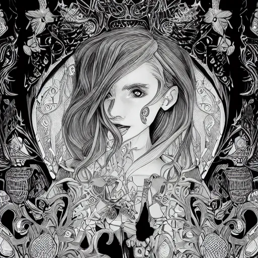 Image similar to the most ridiculously beautiful and elegant and cute girlever imaginable, an ultrafine detailed illustration by james jean, final fantasy, intricate linework, bright colors, behance contest winner, vanitas, angular, altermodern, unreal engine 5 highly rendered, global illumination, radiant light, detailed and intricate environment