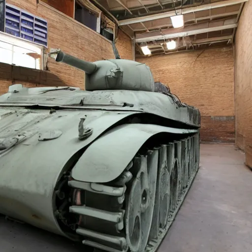 Image similar to t-55 in the backrooms.