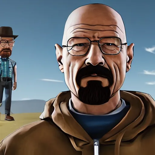 Image similar to Walter White in fornite