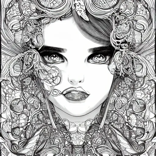 Prompt: the face of an incredibly beautiful, graceful, elegant, and sophisticated young woman dressed as a bulb of garlic, an ultrafine detailed illustration by james jean, intricate linework, bright colors, final fantasy, behance contest winner, vanitas, angular, altermodern, unreal engine 5 highly rendered, global illumination, radiant light, detailed and intricate environment