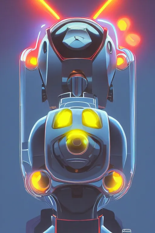 Image similar to metabots medabots medarotto medarot robot minimalist comics helmet mask neon cybereye, behance hd by jesper ejsing, by rhads, makoto shinkai and lois van baarle, ilya kuvshinov, rossdraws global illumination ray tracing hdr radiating a glowing aura