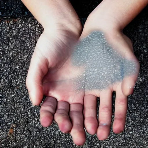 Image similar to close-up photo of a person's hands