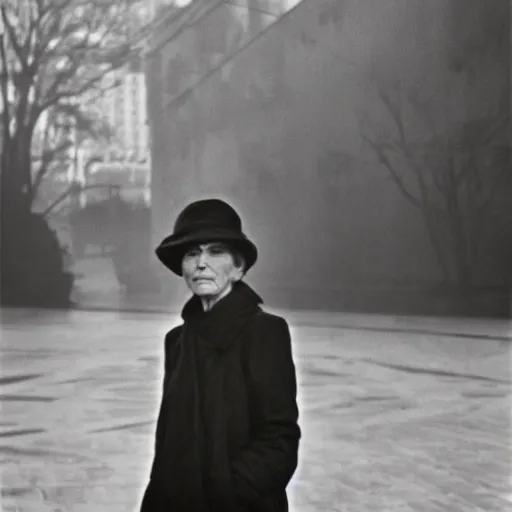 Prompt: a portrait of a character in a scenic environment by Sabine Weiss