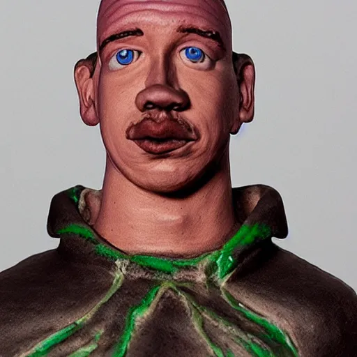 Image similar to diplo made of clay, claymation