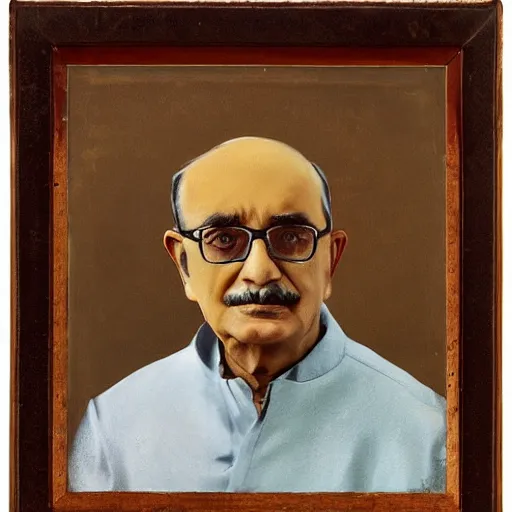 Prompt: A portrait of Zardari