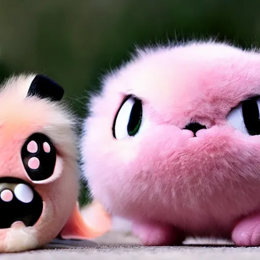 Prompt: real life jigglypuff, professional photography, national geographic