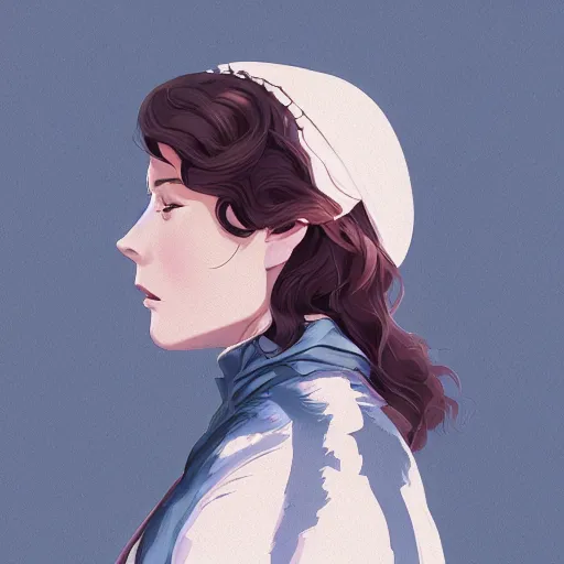 Prompt: portrait of claire fraser from outlander, scottish highlands landscape, ambient lighting, 4k, anime key visual, lois van baarle, ilya kuvshinov, rossdraws, artstation