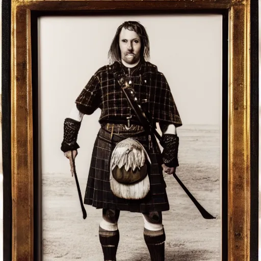 Prompt: a portrait of a Scottish laird.