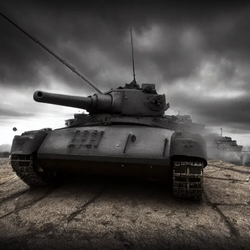 Image similar to panzer tank, cinematic photography, 4k