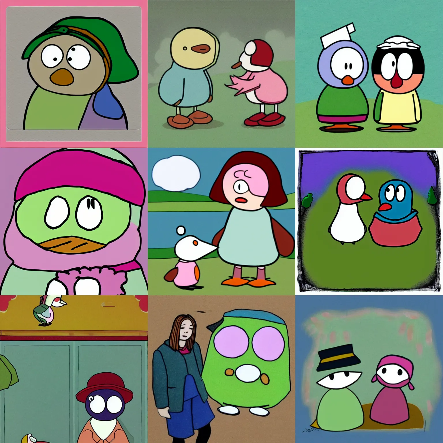 Prompt: Sarah and Duck