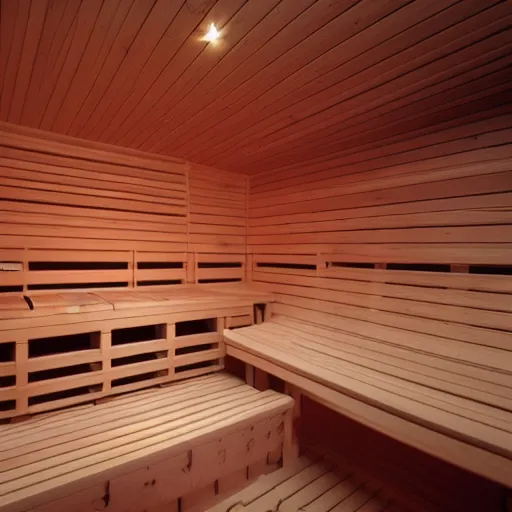 Image similar to panorama of a sauna