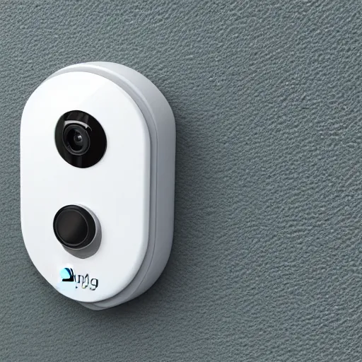 Image similar to duolingo mascot in a ring doorbell camera, 4 k, hyper realistic, dslr, high resolution, landscape, beautiful