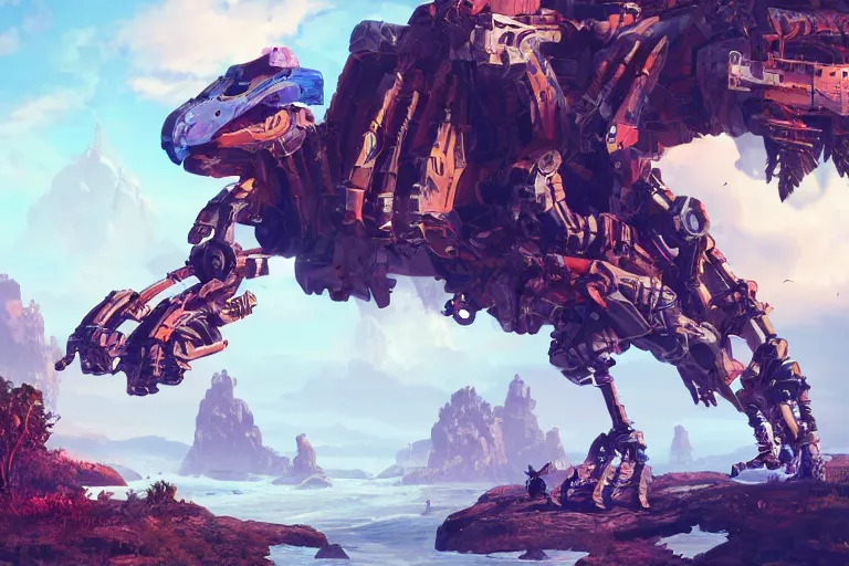 Image similar to glinthawk machine mecanical creature robot of horizon forbidden west horizon zero dawn bioluminiscence global illumination ray tracing hdr fanart arstation by ian pesty and alena aenami artworks in 4 k