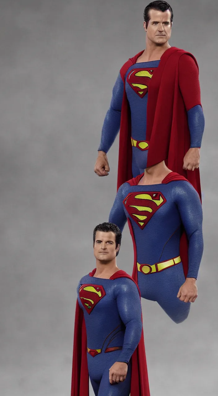 Image similar to George Eads as Superman