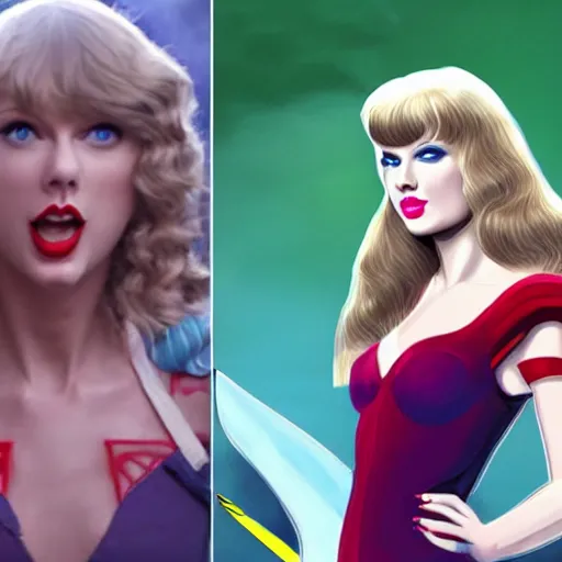 Image similar to Taylor Swift as She-Ra