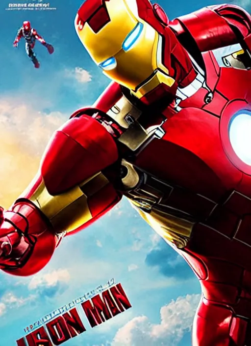 Image similar to chris evans as iron man, movie poster, photo