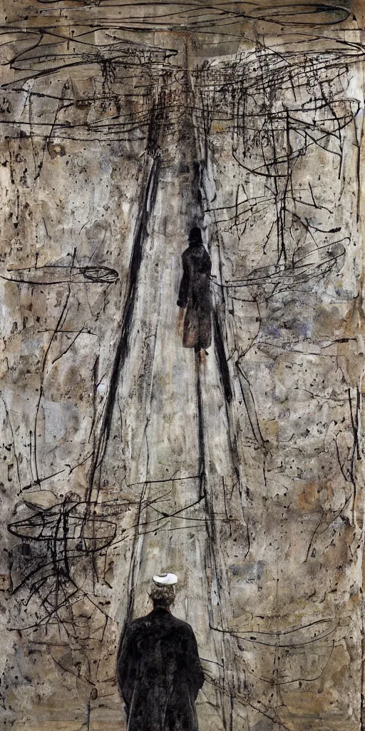 Prompt: artwork by anselm kiefer,