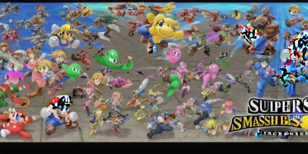 Image similar to Super Smash Bros Ultimate for the Nintendo Switch in hand screenshot