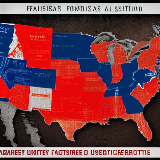 Prompt: fascist united states alternate history, highly detailed, 8 k