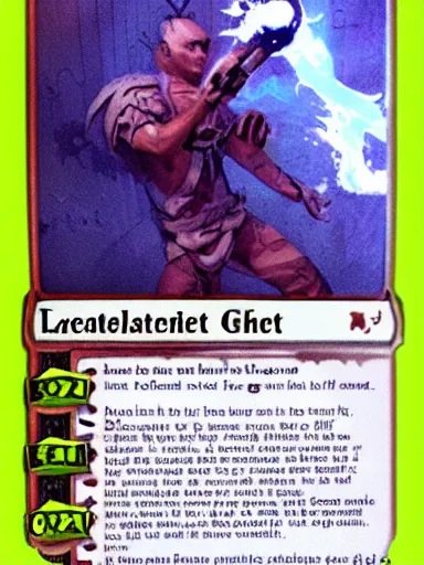 Image similar to grenade magic the gathering card