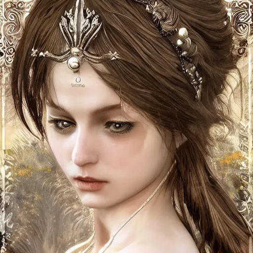 Image similar to beautiful princess, intricate detail, royo, klimt, miro, vallejo, frazetta, giger, whealan, hd, unreal engine,