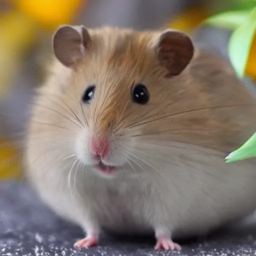 the most special hamster of all, Stable Diffusion