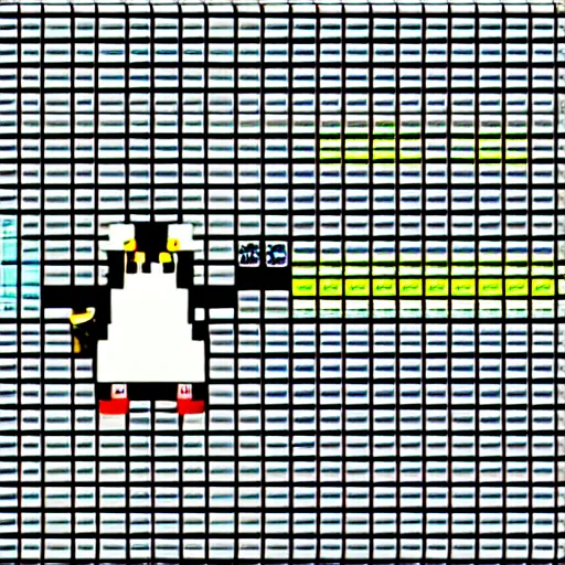 Prompt: penguin game, NES, 8 Bits, bayer dithering, classic, retro