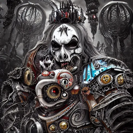 Prompt: tim burton art warhammer 4 0 k digital art, 3 d high definition, trending on artstation, photorealistic, high resolution, 8 k, octane, hyper detailed, trending on deviantart insane details, intricate, elite, ornate, elegant trend, unreal engine