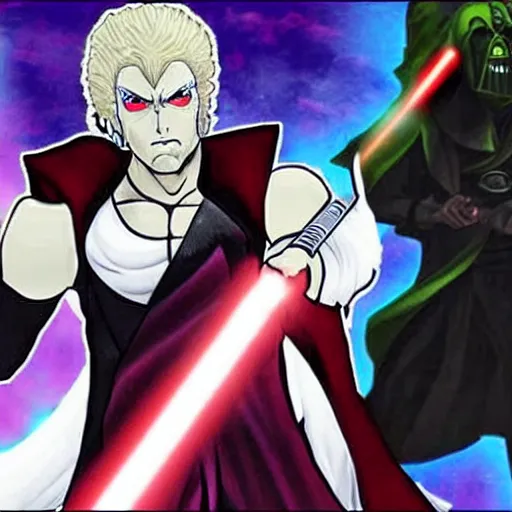 Image similar to Dio from JoJo as a Sith