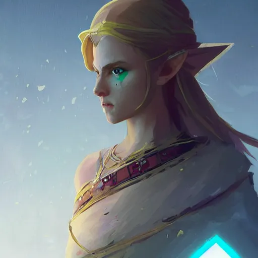 Prompt: zelda by greg rutkowski