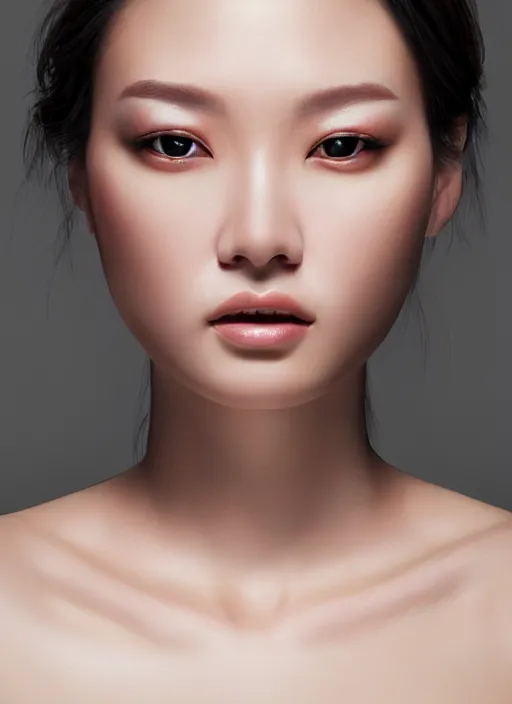 Image similar to a gorgeous female photo, professionally retouched, soft lighting, realistic, smooth face, full body shot, torso, dress, perfect eyes, wide angle, sharp focus on eyes, 8 k high definition, insanely detailed, intricate, elegant, art by stanley lau and jason chan and mark hill