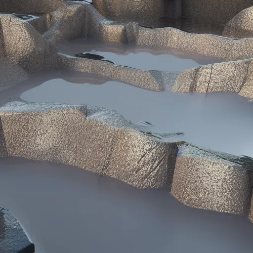 Prompt: water forms a knife, concept art, render, octane render, 3 d, unreal engine, raytracing