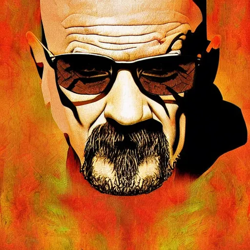 Image similar to I am the one who knocks, stunning digital art