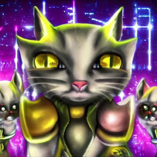 Prompt: cybercats