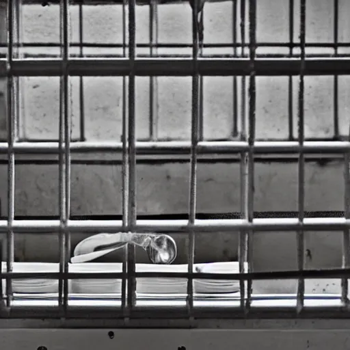 Image similar to bottle of milk inside a jail